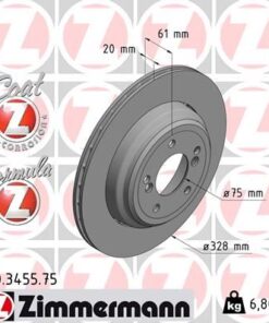 Fren Dıskı Arka Sol Bmw M5 E39 - 34212228801