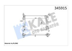 Su Radyatörü Fıat Punto-fıorıno-qubo 1.2 1.4 1.4 16v 05 Mt Ac Nac Brazıng 540x348x26 - 51864284-55700447