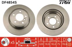 Fren Dıskı Arka Bmw X5 E70 Lcı F15 X6 E71 F16 - 34216793247-34216886479