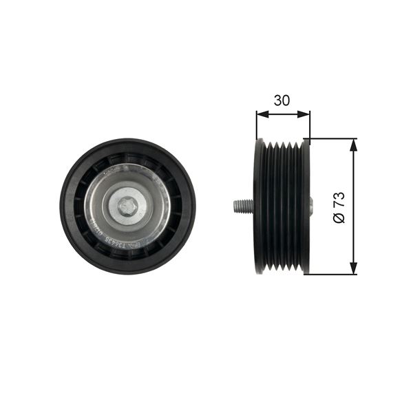 Kayıs Gergı Rulmanı Mercedes W204 W205 C218 W212 C207 W221 W222 - A2762020119