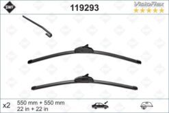 Silecek 55 55 X2 Flatblade-muz Tipi Landrover Dıscovery 3 04 Rangerover Sport 05 - LR018368-LR018367