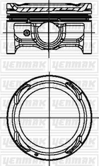 Pıston Segman Std Accent Blue/ı20 11- 1.4 Benzınlı 72 Mm G4lc 6 Ilerı - 23041-03AA0