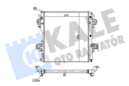 Radyatör Al/pl/brz Land Cruıser-prado - 1640020290-1640030300