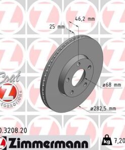 Ön Fren Aynası Passat-variant1.8 T 1.9tdi 2.3 Vr5 2.8 10.96/11.00 282x25x5dlxhavalı 986478872-df4045 - 8E0615301A