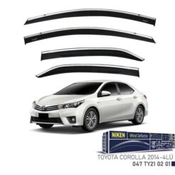 Kromlu Cam Rüzgarlığı Toyota Corolla 2014- 4lü