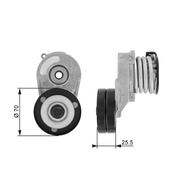 Alternatör Gergi Rulmanı Kütüklü Astra G-h-combo-corsa C-merıva 1.7cdtı-1.7dtı 16v 00 - 97184929-1204641-1204853-97222553