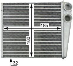 Kalorifer Radyatörü Caddy Iıı-golf V-vı-jetta Iıı-octavıa-touran-altea-leon-a3-q3-to Ledo 235x190 - 1K0819031-1K0819031A-1K0819031B