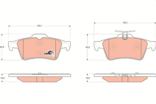 Arka Balata Focus Iı Cmax 03 Connect 02 Laguna Iıı 07 Opel Vectra C 02 Sıgnum 03 Cıtroen C5 08 Peugeot P508 10 18 1647875980-4254.a8 - 3M512M008AC-440601689R-93192623