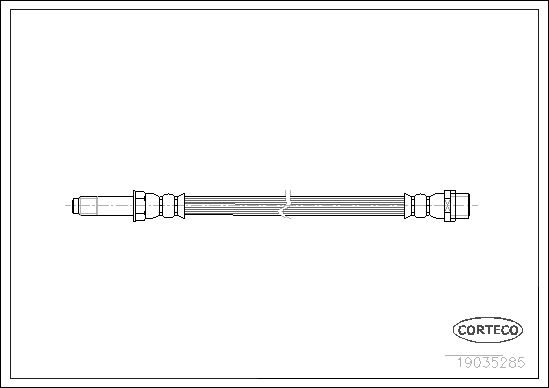 Fren Hortumu On Mercedes Sprınter B906 B907 B910 . Vw Crafter 30-35-50 - A9064280535-2E0611807B