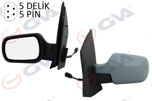 Dış Dikiz Aynası Sol Fıesta 02 Elektrikli Isıtmalı Astarlı Konveks 5 Fiş Vm-312ehpl - 2S61-17683-BP-1148205-1222828