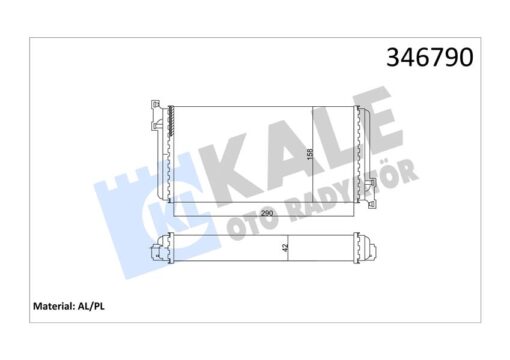 Kalorıfer Radyatoru Mercedes W201 90 93 - A0028355401
