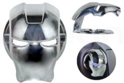 Iron Man Start Stop Koruyucu Kapak Gümüş Metal Krom - AKSESUAR