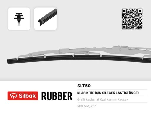 Silecek Lastiği 500mm Tel Takılan Lgn Arka Orj.lastiği-mgn Yolcu-clıo Sürücü-clıo Yolcu