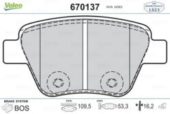 Arka Balata Caddy-golf6-jetta-a3-octavıa-superb 10 Gdb1841 - 5K0698451-5K0698451A-2K5698451