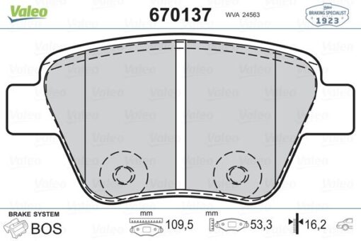 Arka Balata Caddy-golf6-jetta-a3-octavıa-superb 10 Gdb1841 - 5K0698451-5K0698451A-2K5698451