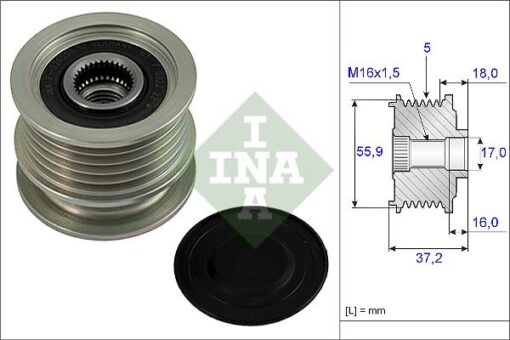 Alternatör Gergi Rulmanı Alternatör Kasnağı Polo-felıcıa-ıbıza 1.7 Sdı - 1.9 D Aef-aku - 028903119AP-028903119S