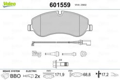 Ön Balata Ford Transıt V363 14 -transıt Custom 2.2 Tdcı 12 Kablolu Fte Kırmızı Kutu - MEBK2J2K021AA-BK212K021AA -1842632