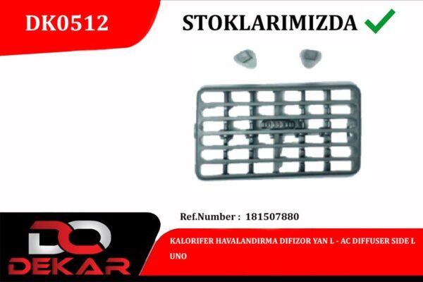 Kalorıfer Havalandırma Dıfızor Yan L Uno - 181507880