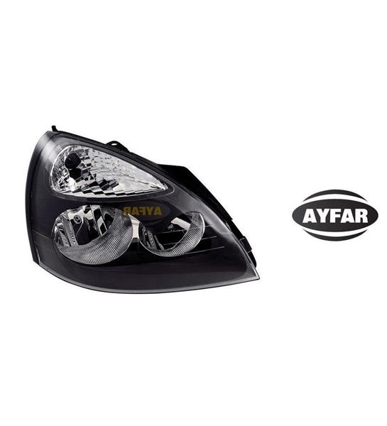 Far Sinyal Sağ Clıo Iı-symbol Iı 04 Elektrikli H7 H1 Siyah Kapaklı Mako Tipi - 7701051770-7701054063