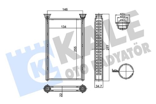 Kalorıfer Radyatoru Bmw N13 N20 N26 N47 B37 B38 B47 B48 B58 F20 F22 F30 F32 F34 F36 - 64119229486