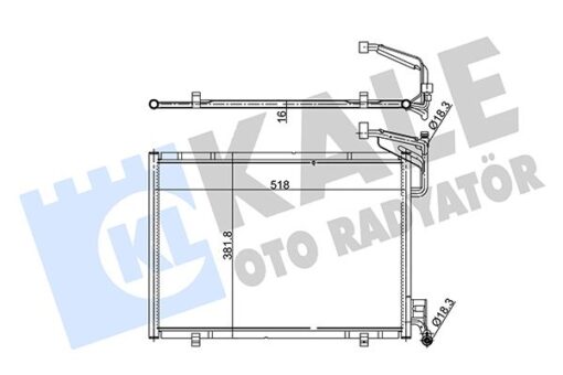 Klıma Radyatoru Kondenser Ford B Max Fıesta Vı 12 1.0 Ecoboost - C1B119710DB-1819980-1856010