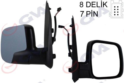 Dış Dikiz Aynası Sağ Fıorıno-bıpper-nemo 07 Elektrikli Isıtmalı Sensörlü Astarlı Konveks 7 Fiş Vm-6115ehpsr - 735460567-8153.VH