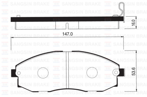Ön Fren Balata Hyundaı H100 Starex 2.5l D4bh Tc. Tcı Panelvan 96-07 - 581014AA00-581014AA31-581014AA61