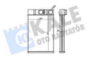 Kalorifer Radyatörü Opel Insignia 2.0 Cdti 08 Cruze 06 206x150x26 Oto.-mek. - 13263329