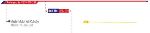 Yağ Çubuğu Master G9u - 8200676299