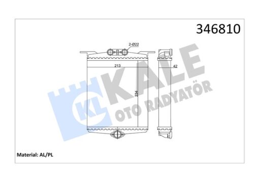 Kalorıfer Radyatoru Mercedes S-class W140 91 98 Sası No: A133638 - A1408300561