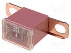 0475030 Yan Ayaklı Sigorta 30 Amper Pembe