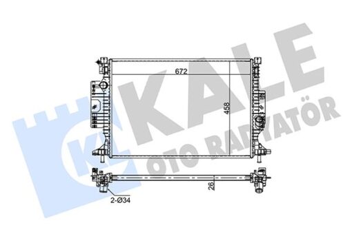 Motor Su Radyatoru Ford Grand C Max 11 Focus Iıı 11 Kuga Iı 14 At Mt 26mm 1.5 Ecoboost 2.0 Duratorq - 1857556-1920192-2237092-EJ738005AG