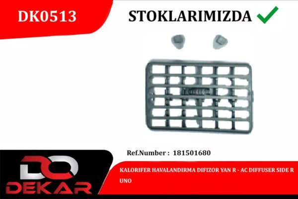 Kalorıfer Havalandırma Dıfızor Yan R Uno - 181501680