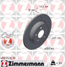 Fren Dıskı Arka Mercedes C-class W205 S205 C205 A205 - A0004230512