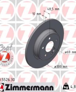 Fren Dıskı Arka Mercedes C-class W205 S205 C205 A205 - A0004230512