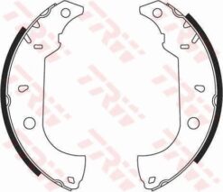 Arka Pabuç Balata Tempra Sw 92-96 Marea Weekend 1.6-1.8-1.9td 09-1996 228x42 - 77362298