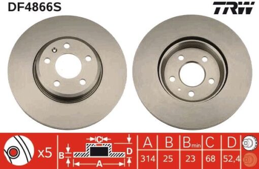 Ön Fren Aynası Havalı A4 8ec 2.0 Tdı 06- A4 8k2 A4 Avant 8k5 1.8 Tfsı/1.8 Tfsı Quattro/2.0 Tfsı/2.0 - 8K0615301
