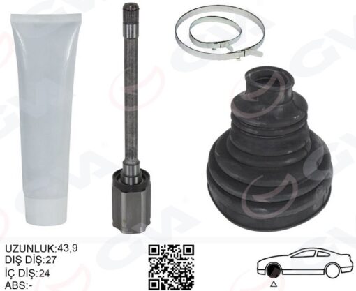 Aks Mılı Ön Sağ Bmw F20 F22 F30 F32 F33 F34 F36 Xdrıve 474mm - 31607597694-31607638776