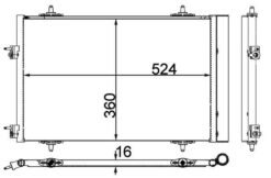 Klima Kondenseri Radyatörü Peugeot P508 10 Cıtroen C5 10 1.6 Hdı Dv6 Thp-vtı Ep6 - 6455.JC-9684993080-6455.JA