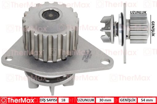 Devırdaım Su Pompası Peugeot P206-p207-p307 Cıtroen C2-c3-c4 1.4 16v Kfu-et3j4 18dıs - 1201.G2-1609417180-1623095980