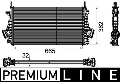 Turbo Radyatörü Intercooler Insıgnıa A 09 17 1.6 Cdtı Let-dth-dtj 2.0 Dth-nft-nht-dtr Al/pl/brz 2.8 Net-ner 665x361.7x32 - 1302647-13241751