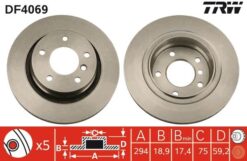 Fren Dıskı Arka Bmw E46 98 05 - 34216864056