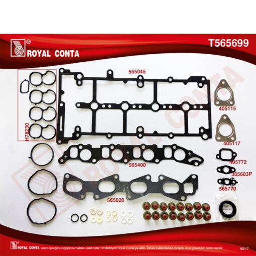 Üst Takım Contası Skt Keçeli Reınz Subap Lastik Skc Siz Doblo-lınea-bravo Iı 1.6 Dmtj - 71754668