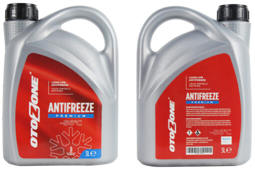 Antifriz 3 Lt -56 C Kırmızı Long Life Koli 6 Ad Organık