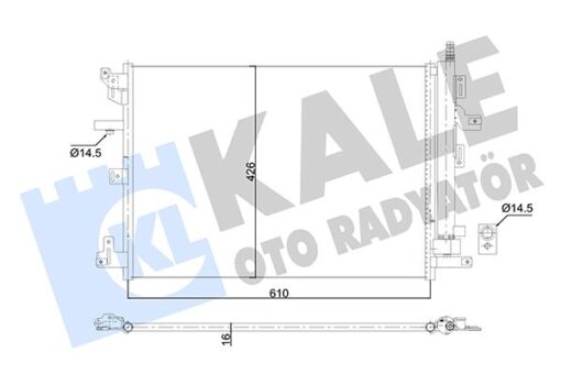 Klima Radyötörü Kondenser Volvo Xc90 I 2.5t T6 3.2 V8 D3 D5 04 14 - 30648955-30781280-31369510