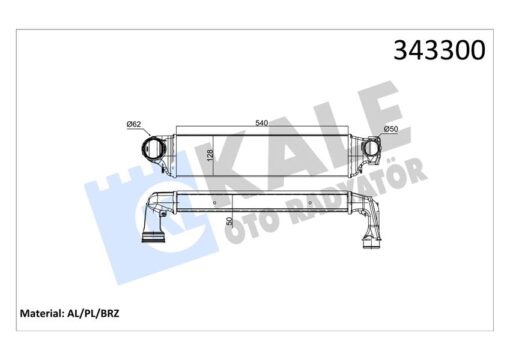 Turbo Radyatoru Bmw E46 M47 M57 - 17517786351