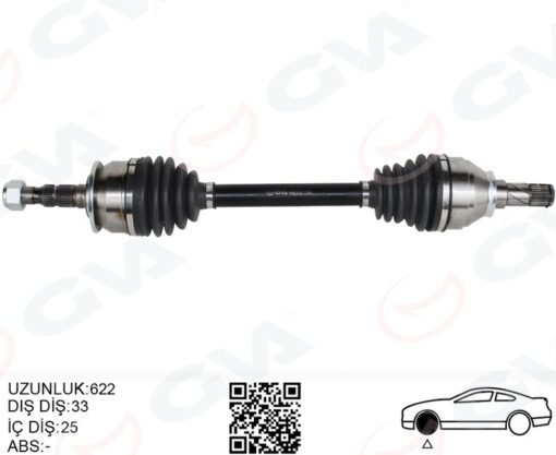 Komple Aks Sol Opel Astra K 1.4 Turbo-1.6 Cdtı M/t 15- - 13367061-95522355
