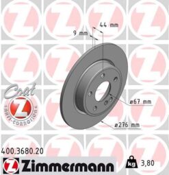 Fren Dıskı Arka Mercedes W176 W246 C117 - A2464230012