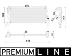 Motor Su Radyatoru Bmw F45 F48 Mını F54 F56 F60 Premıum Lıne - 17118603089