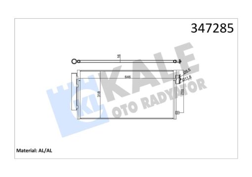 Klima Kondanser Radyatörü Fıat Egea 16 500l 12 0.9t 1.3d Mtj 1.4 1.6d Mtj 1.6 Al-pl-brz - 51887955-52102801